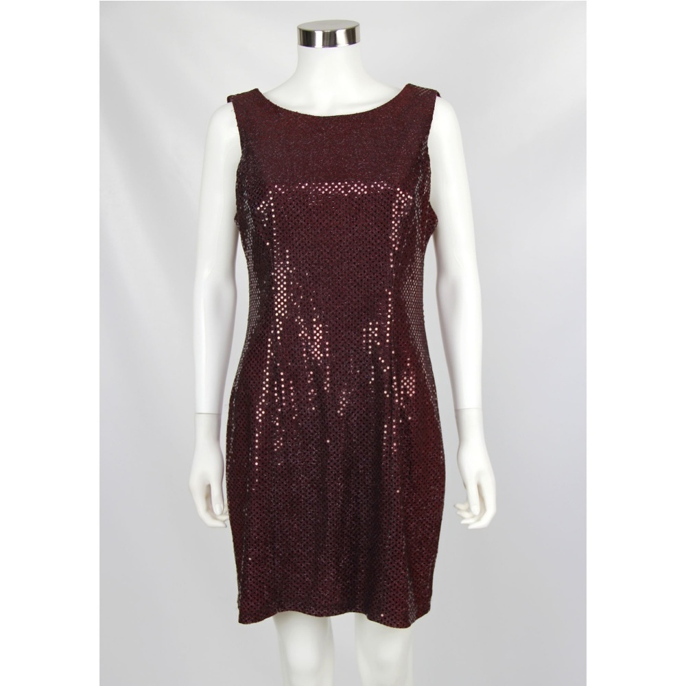 Maurices Scoop Back Sequins Sheath Cocktail Dress
